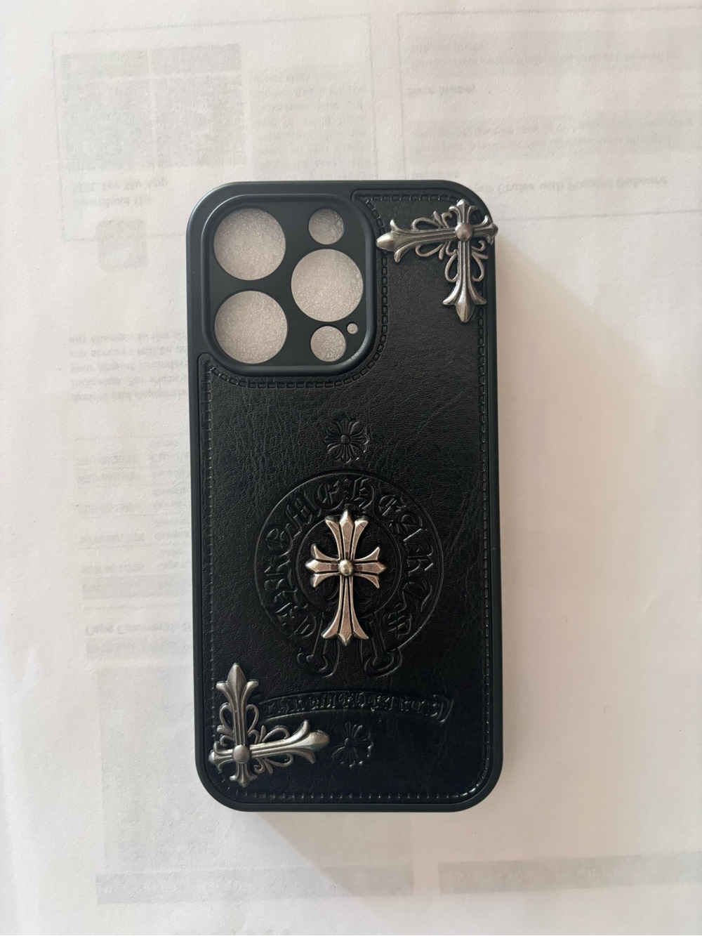 Chrome hearts iPhone 15 pro case